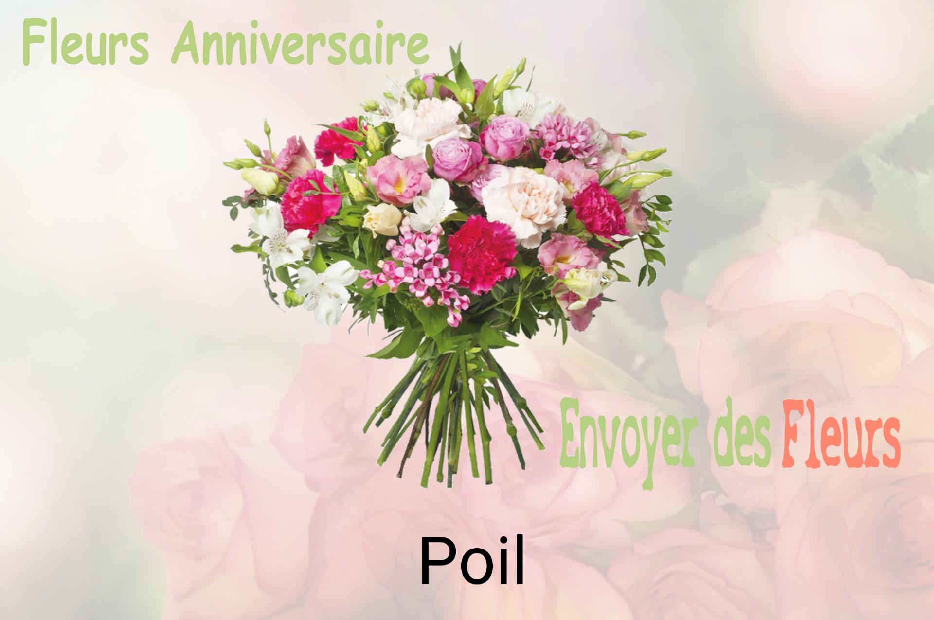 Bouquet de fleurs d’anniversaire livré à Poil