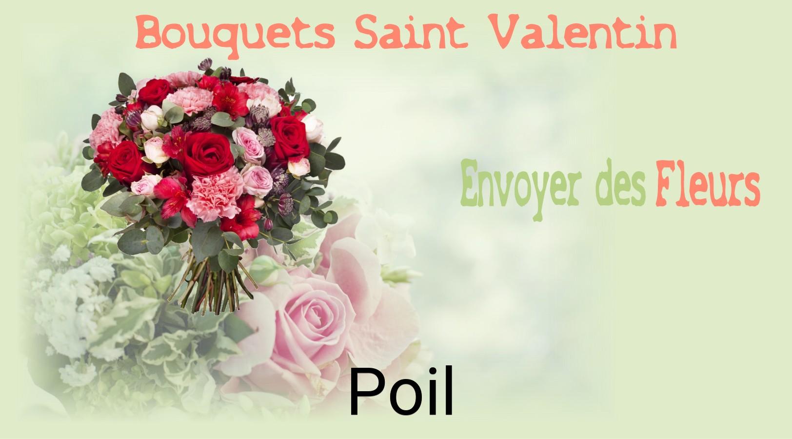 Roses de Saint-Valentin livrées à Poil
